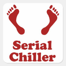 Serial Chiller Square Sticker