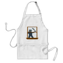 Serial Killer Stalker Apron