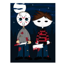 Serial Killers by Moonlight Greeting Card Post Card