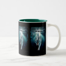 Série de faune de LOUP et d'EAGLE Tasse