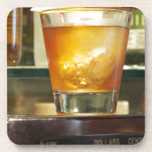 Série démodée de cocktail sous-bock