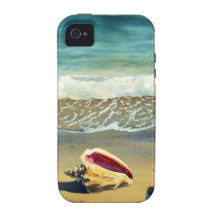 Série V de Shell de mer Coque iPhone 4