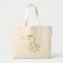 Serious Bird of Paradise Canvas Bags