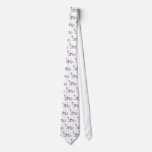 Serious Bird of Paradise in Black and White Neckwear