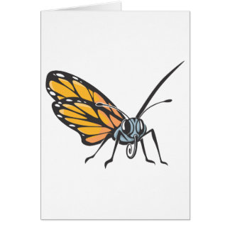 Serious Monarch Butterfly Card