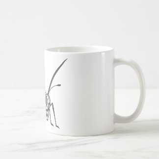 Serious Monarch Butterfly in Black and White Mugs