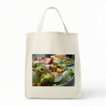 Serious salad tote bags