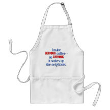 Serious Strong Coffee Aprons