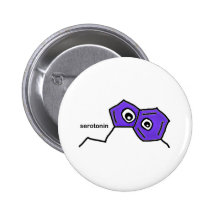 Serotonin Neurotransmitter Pin