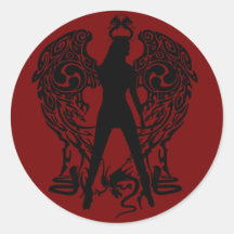 Serpent Angel Stickers