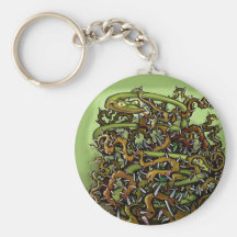 Serpent Thorns Keychains