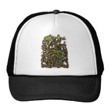 Serpent Thorns Trucker Hats