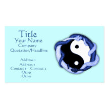 Serpents Dual (Blue) Business Card