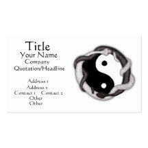 Serpents Dual Business Cards