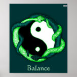 Serpents Dual (green) Posters