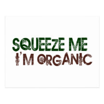 Serrez-moi organique carte postale