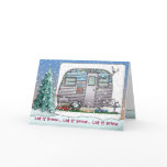 Serro Scotty Camper Trailer Holiday Cards