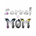 Serval Cat Mom Gifts t-shirts