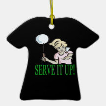 Serve It Up Christmas Ornament