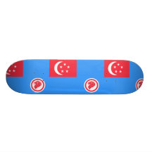 Service de l'Armée de l'Air de Singapour, drapeau  Planches À Roulettes
