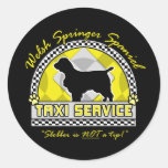 Service de taxi de springer spaniel de Gallois Autocollants
