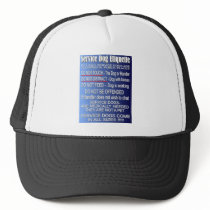 Service Dog Etiquette - Basics Mesh Hats