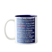Service Dog Etiquette Mug