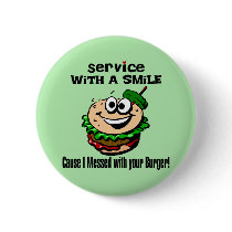 Service With A Smile Button