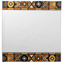 Serviettes africaines de motif