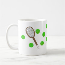 Servin' Up Tennis Balls Coffee Mug
