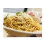 Serving a Bowl of Spaghetti with Tomato Sauce Postcard