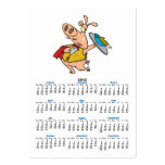 serving pig slop waiter cartoon business card templates