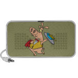 serving pig slop waiter cartoon notebook speakers