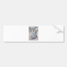 Seson Temple Moon (Sesonji no tsuki) Bumper Stickers