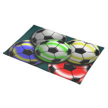Set de table de ballons de football