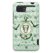 Set me Free green Nautical art for mental health HTC Vivid Cases