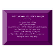 Set Your Sight High Business Card Template
