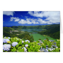 Sete Cidades, Azores Greeting Card