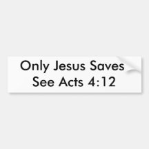 Seulement Jésus économise ! Voir le 4h12 de Lois Adhésif Pour Voiture