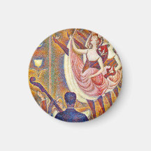 Seurat Le Chahut Magnet
