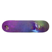sev deck  limited edition one custom skate board