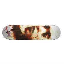 sev deck limited edition " the face" skateboard decks