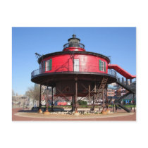 Seven Foot Knoll Lighthouse Postcard