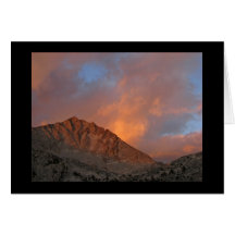 Seven Gables from Vee Lake - John Muir Wilderness Greeting Card