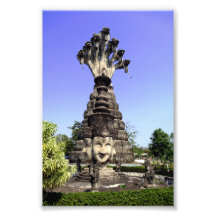 Seven headed naga, Thailand Photo Art