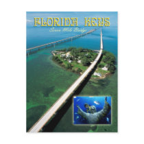 Seven Mile Bridge & Pigeon Key,  Florida Keys Post Card