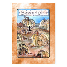 Seven of Coins Business Cards