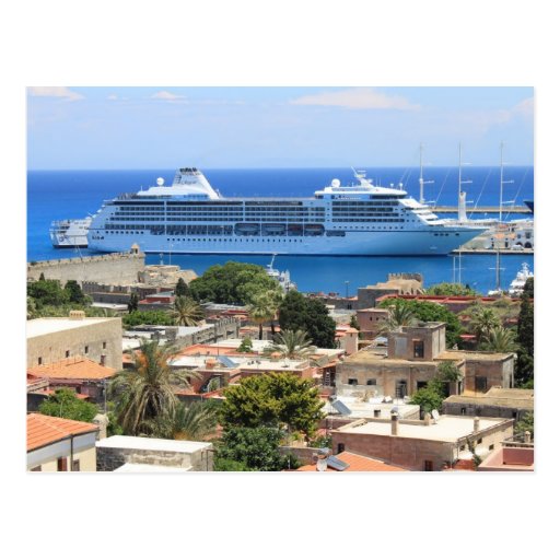 Seven Seas Mariner at Rhodes Postcard