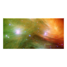 Seven Sisters Pleiades Stars Space Picture Card