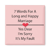 Seven Words For a Long and Happy Marriage